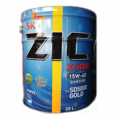 ZIC 지크 X5000 15W40 20L